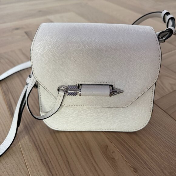 Mackage Arrow Closure Cody Bag in Cream - Picture 1 of 10